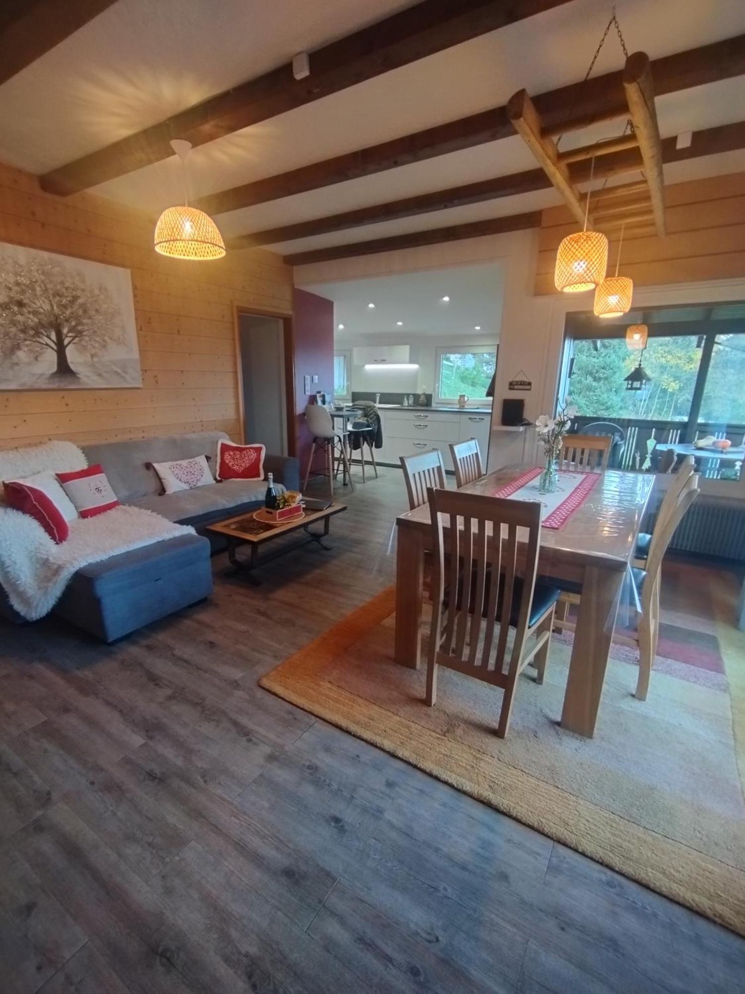 Chalet Au Bois Des Ecureuils Classe Trois Etoiles. Muhlbach-sur-Munster Εξωτερικό φωτογραφία