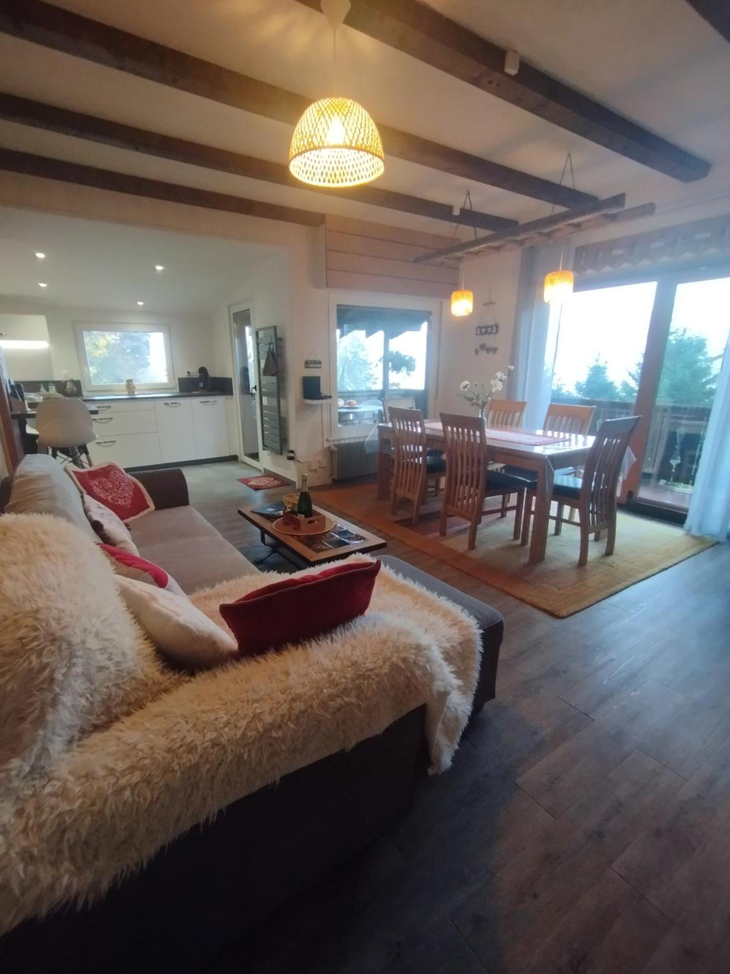 Chalet Au Bois Des Ecureuils Classe Trois Etoiles. Muhlbach-sur-Munster Εξωτερικό φωτογραφία